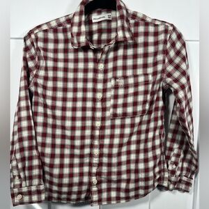 Abercrombie Kids Plaid Button-Down Shirt Size 9/10